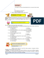 Definition of Terms: Learning Outcomes