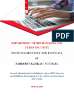 Department of Networking and Cyber Security