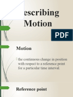 Describing Motion (Grade 7)