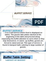 Buffet Service