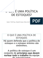 O Que É Uma Política de Estoques