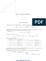 Série D'exercices Corrigés 2 Calcul Différentiel