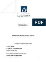 Caderno de Hipóteses Práticas de Direito Das Coisas