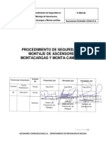 P-SEG 56 Montaje de Ascensores 