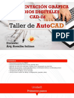 Taller AutoCAD U1-1 Primeros Pasos