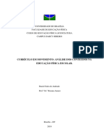 Currículo em Movimento - Análise Dos Conteúdos Na Educação Física Escolar.