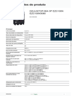 Disjuntores EasyPact EZC - EZC100N3080