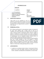 Informe de Caso I. Datos Generales