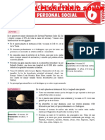 El Sistema Planetario Solar II para Sexto Grado de Primaria