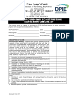 Underground SWM Construction Inspection Checklist - 202110281120032113 PDF