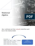 Relational Algebra-2023