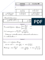 Devoir 1 Maths 1er BAC Sciences Mathematiques 2nd Semestre Sections Internationales Option Francais Modele 4