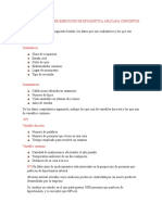 CONCEPTOS ESTADISTICA Ejercicios