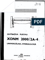 Ohybacka XONM 2000 - 2A-4 PDF