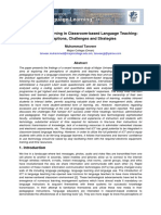 Classroom-Based Language Teaching