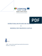 Estrutura Do Plano de Negócios e Modelo de Negócio Canvas