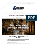 Tres Maneras de Proteger A Tu Esposa PDF