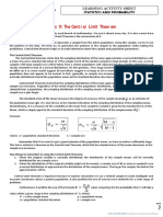 Topic 12 Central Limit Theorem PDF