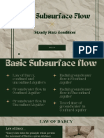 Basic Subsurface Flow