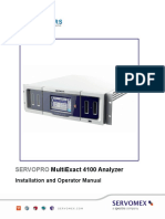 SERVOPRO MultiExact 4100 Installation and Operator Manual