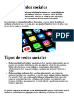 Redes Sociales