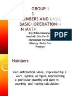 Numbers and Basic Operation in Math