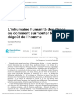 Ponton - L'inhumaine Humanité Des Grecs