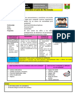 Sesión de Aprendizaje #03 - 4to 2023 - Personal Social Bienvenidos Al Aula RDM