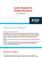 Discourse Analysis