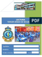 Prueba Ecr Diagnostica Lectura 3ro Secundaria PDF