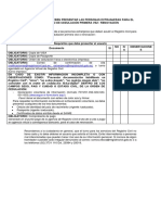 Requisitos Personas Extranjeras (Checklist)