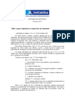 Causas Impeditivas e Suspensivas Do Casamento