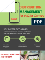 Distribution Management in 21st Century