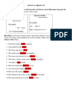 Tarea de Ingles Abjetives, Adverbs