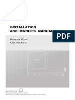 MHC-V9W-D2N8 Owners Installation Manual ENG