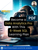 SQL Learning Plan To Become Data Analytics Pro