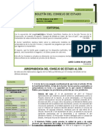 Boletín Del Consejo de Estado: Editorial