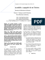 Práctica 3 - Encendido y Apagado de Un Tiristor