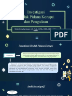 Investigasi Tindak Pidana Korupsi Dan Pengadaan