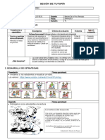 Sesion de Tutoria Los Valores