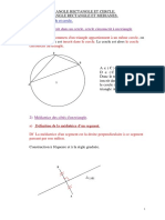 4eme Chap g6 Triangle Rectangle Et Cercle