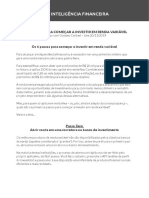 Inteligência Financeira: Os 6 Passos para Começar A Investir em Renda Variável