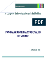 Programas Integrados de Salud Prevenimss