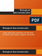 Biological Macrmolecules