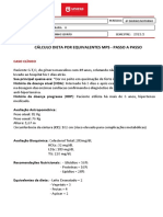 4 PASSO A PASSO CÁLCULO DIETA EQUIVALENTES MPS