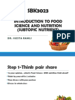 1 - Introduction To Food SC and Nutrient (Subtopic Nutrient)