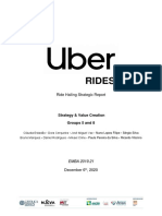 Uber Rides - Ride Hailing Strategic Report