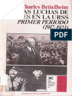  Las Luchas de Clases en La URSS Primer Periodo 1917 1923 - Bettelheim Charles