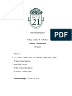 Trabajo Práctico #1 Derecho Constitucional