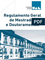 Regulamento Mestrados e Doutoramentos 1